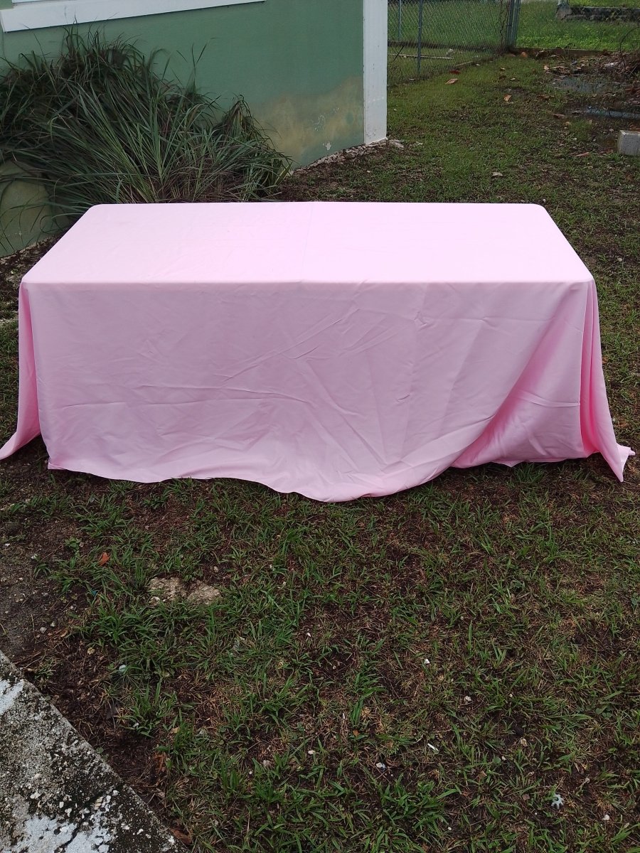 6 - Foot Tablecloth Rental – Spandex, Medium & Long Styles for Elegant Events - Savoury Luxury Events