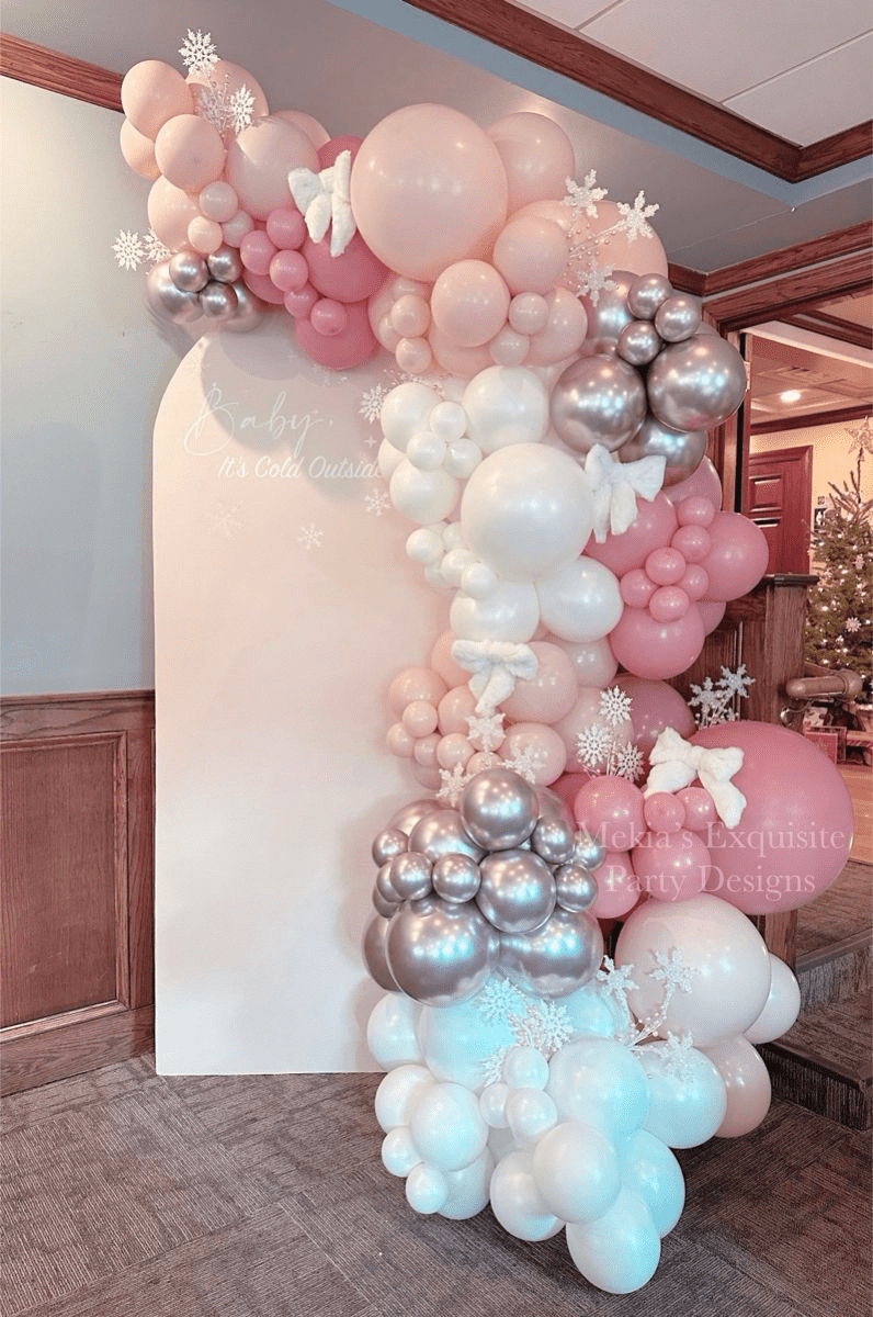 Balloon Arch Rental with Balloons– Elegant Backdrop for Weddings, Parties & Events - Savoury Luxury Events