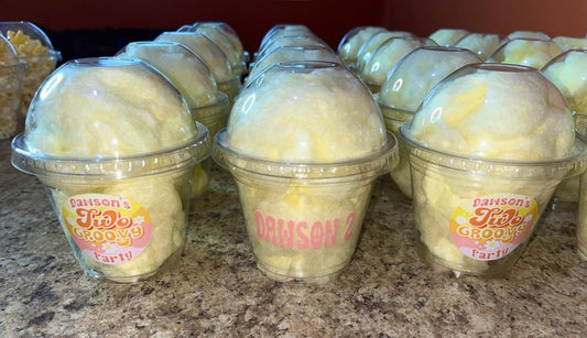Cotton Candy Cup – Customizable Labels for Any Celebration - Savoury Luxury Events