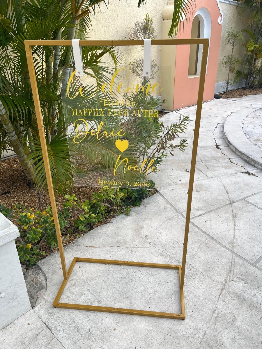 Event Welcome Sign - Savoury Luxury Events