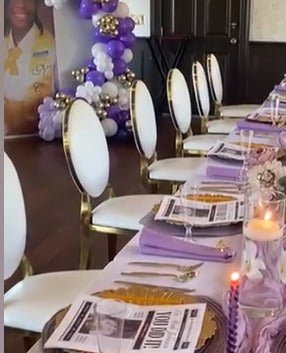 Gold Chairs - Savoury Luxury Events
