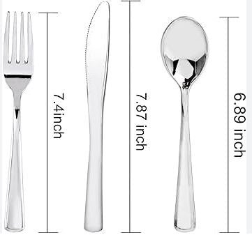 Heavy Duty Disposable Plastic Silverware Cutlery - Savoury Luxury Events
