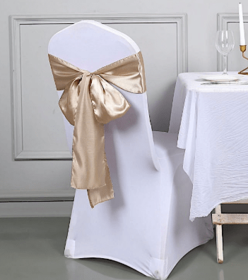 Satin Chair Sash - Savoury Luxury Events