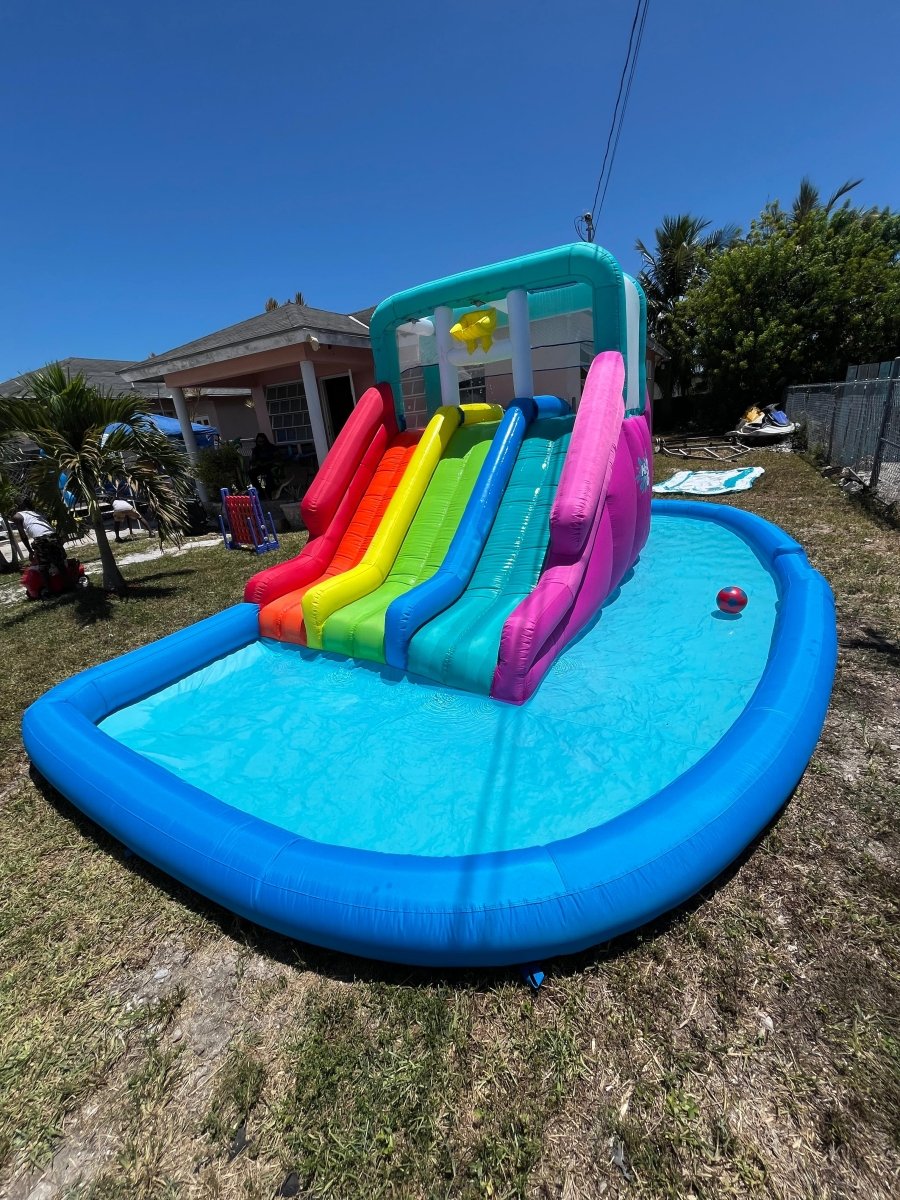 Water Slide Bouncing Castle Rental – Splash & Jump Fun for Kids’ Parties - Savoury Luxury Events